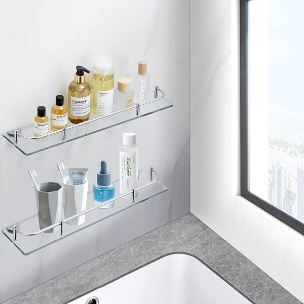 Rebrilliant Keif Drill & Screw Mount Shower Shelf Wayfair Canada